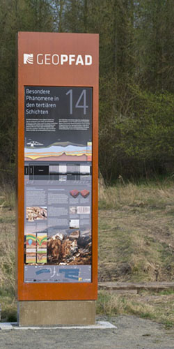 Informationstafel Stele 14 Stele 14